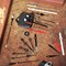 6 Pieces High Torque Clock Movements Long Shaft Clock Movement Mechanism with 8 Different Pairs of Repair Parts for Design Replacement Repairing Accessories